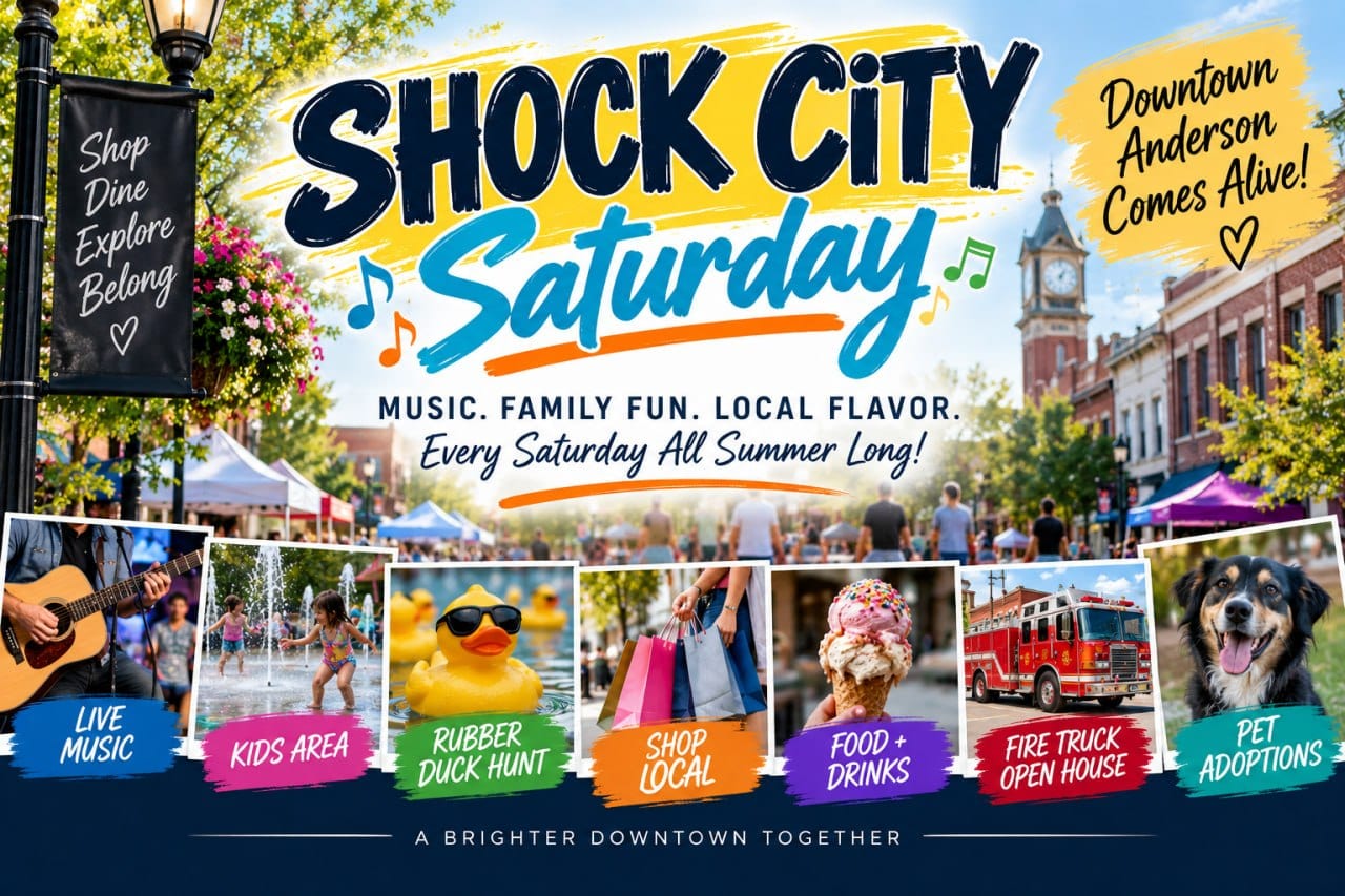 Shock City Saturday Returns to Downtown Anderson