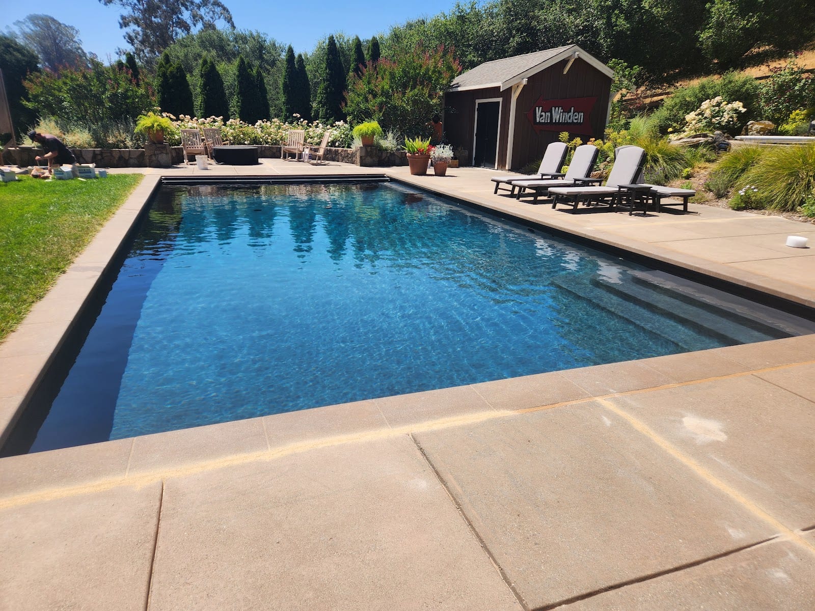 Blackard Pool Construction