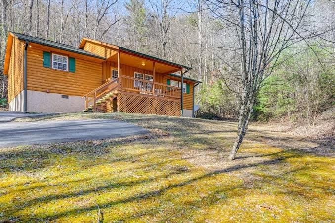 Modern Blue Cabin Retreat w/Mtn Views, Arcades & 5min to Downtown - Sleeps 10, photo 3