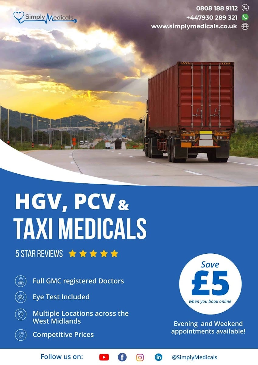 Simply Medicals - PCV, Taxi & HGV Medicals - St Albans, photo 3
