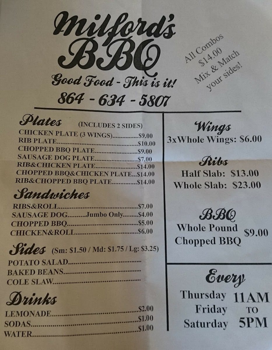 Milford's BBQ, photo 3