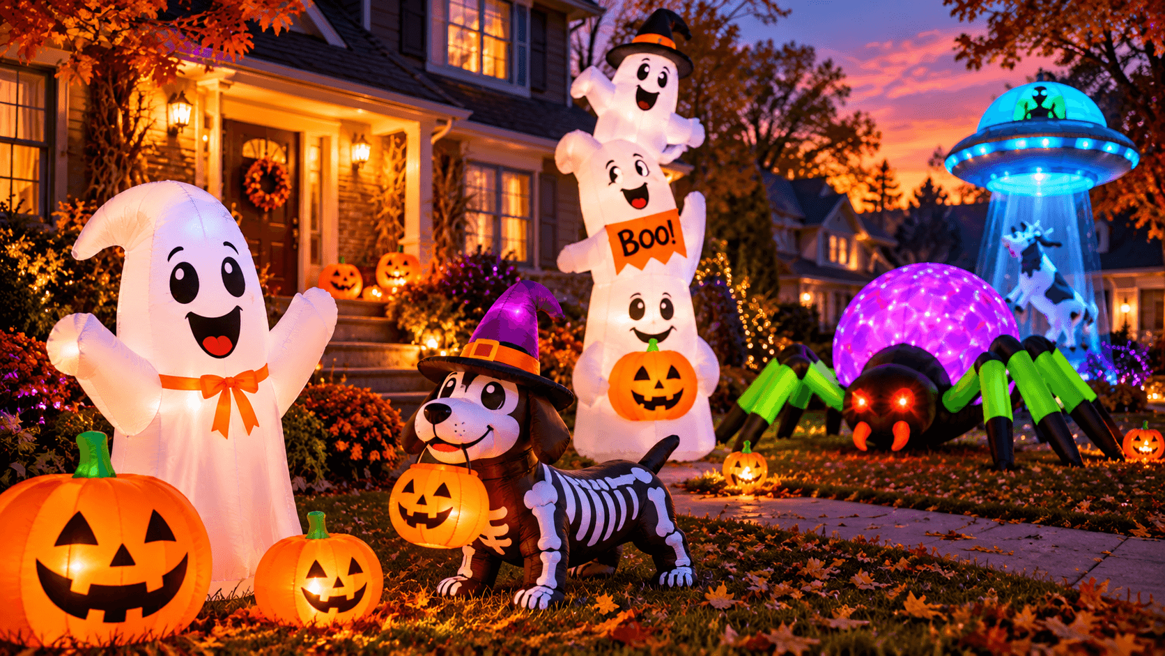 Halloween Yard Magic: 6 Inflatable Decorations for a Fun and Spooky Yard