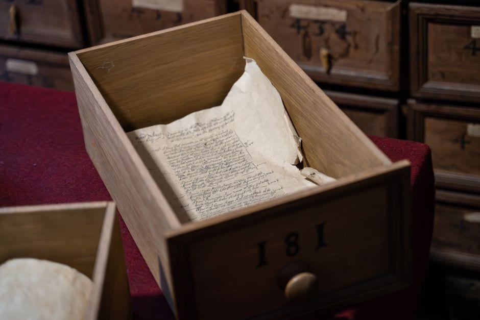 Illustrative historical research materials; not History Center exhibits