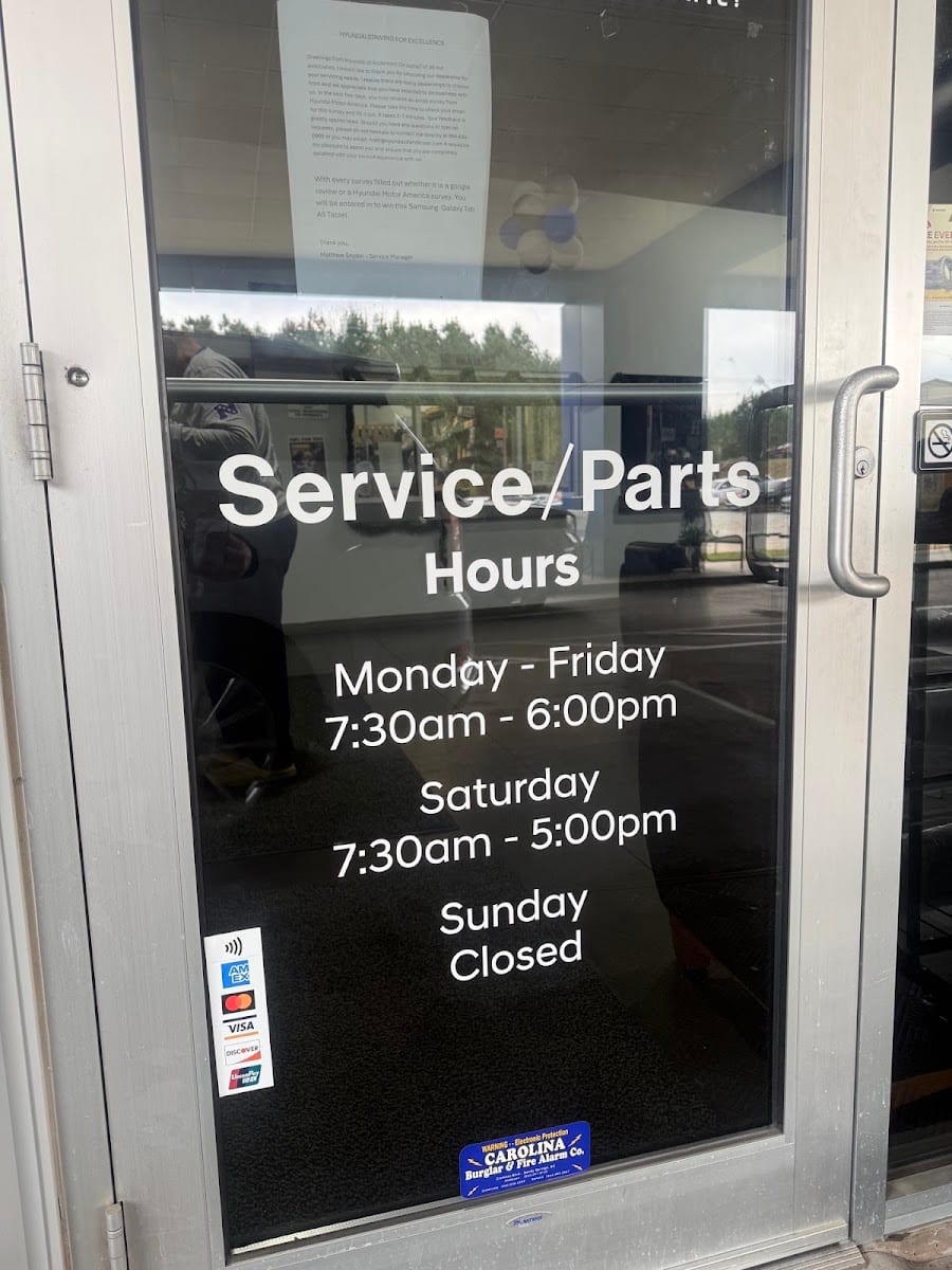 Hyundai of Anderson Service