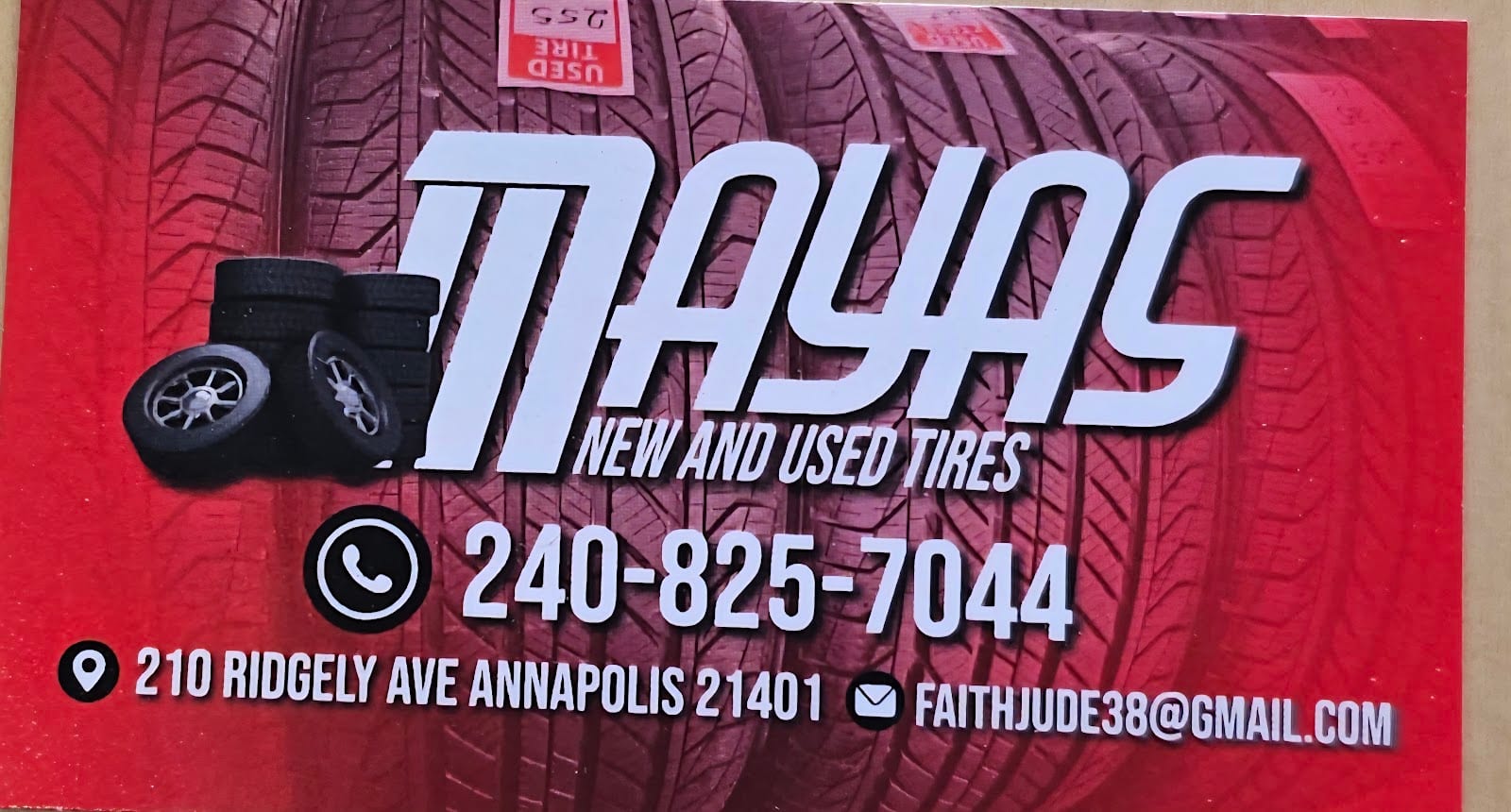 MAYA'S NEW AND USED TIRES, LLC