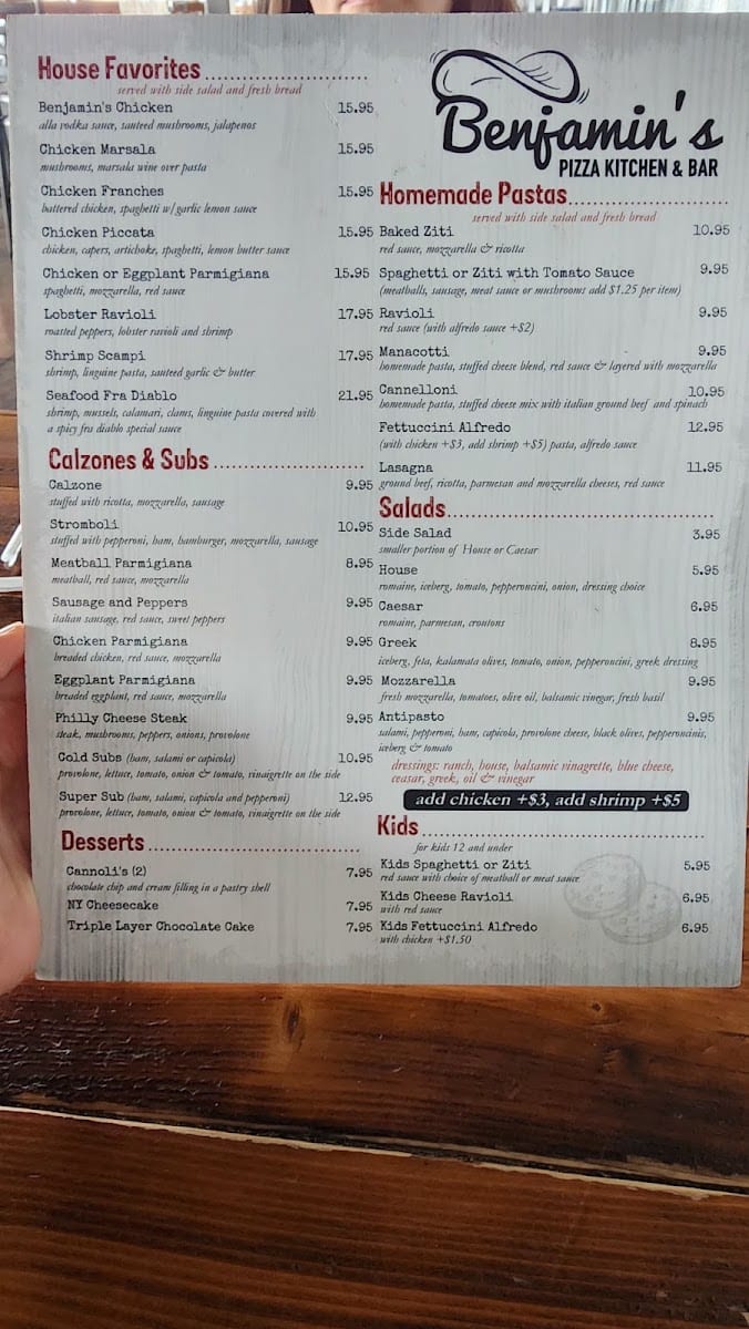 Benjamin's Pizza Kitchen & Bar, photo 4