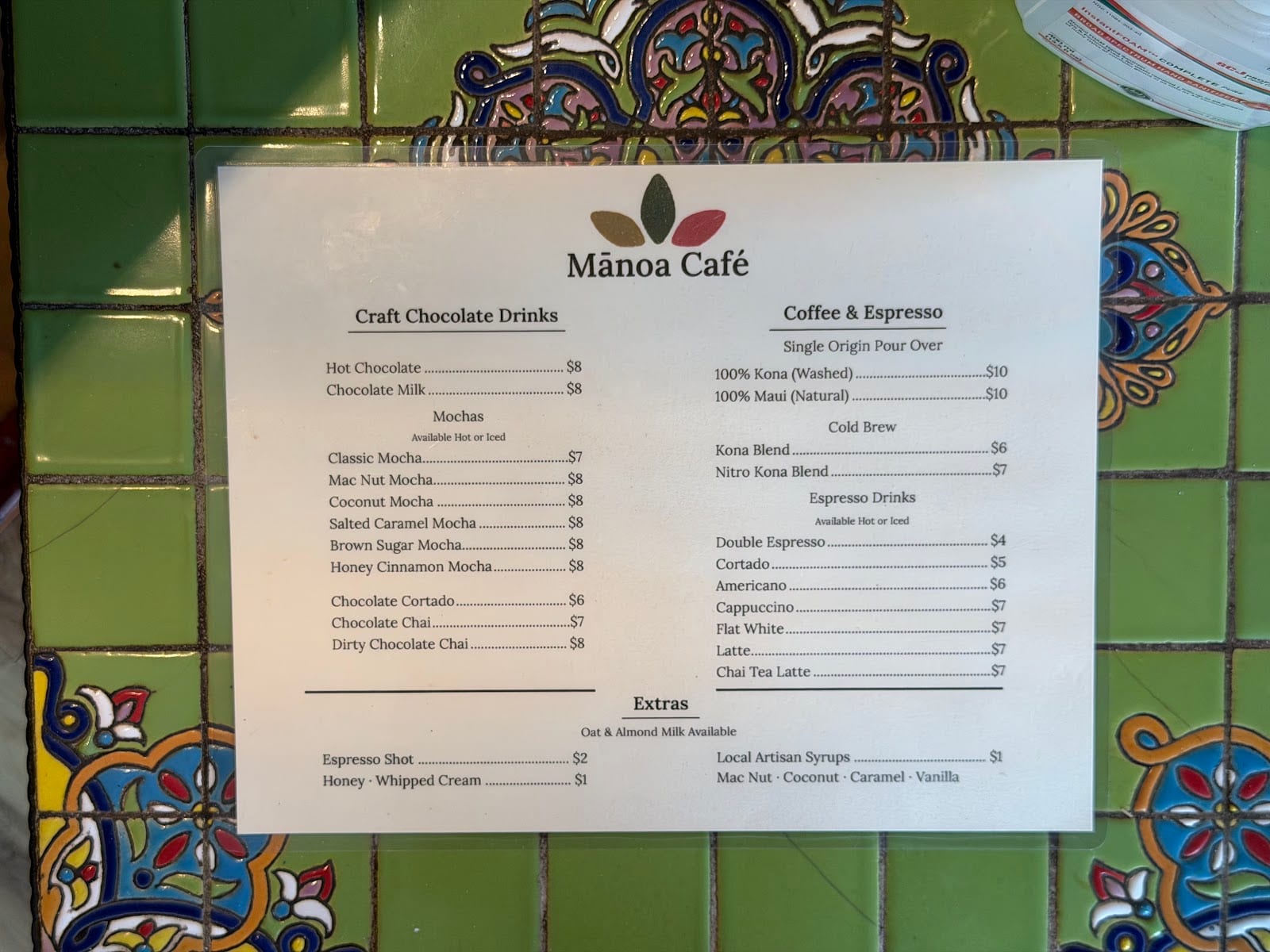 CAFE MANOA