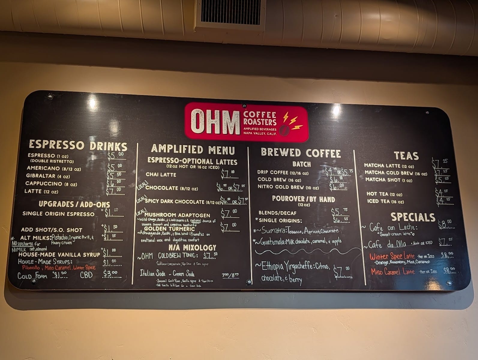 Ohm Coffee Roasters - Napa SoFi, photo 4