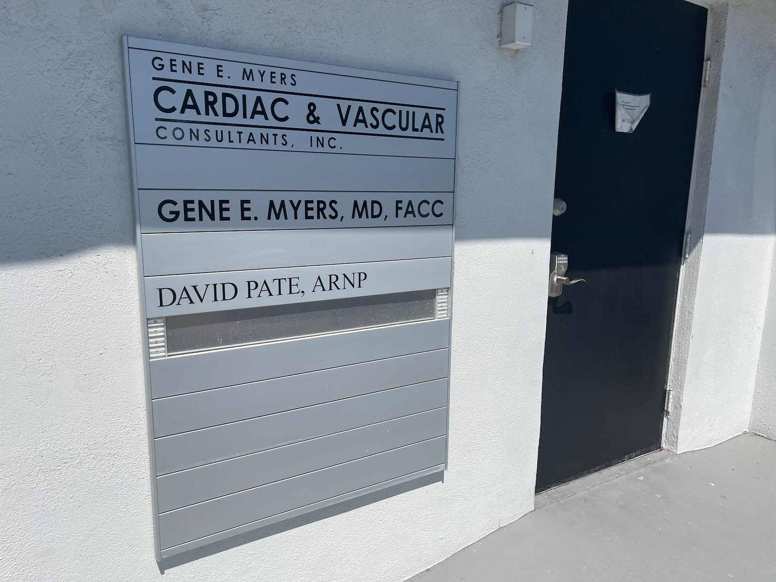 Gene E Myers Cardiac and Vascular Consultants, PA