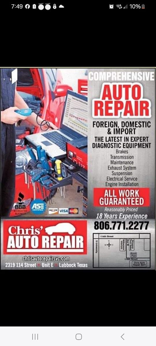 Chris' Auto Repair Services