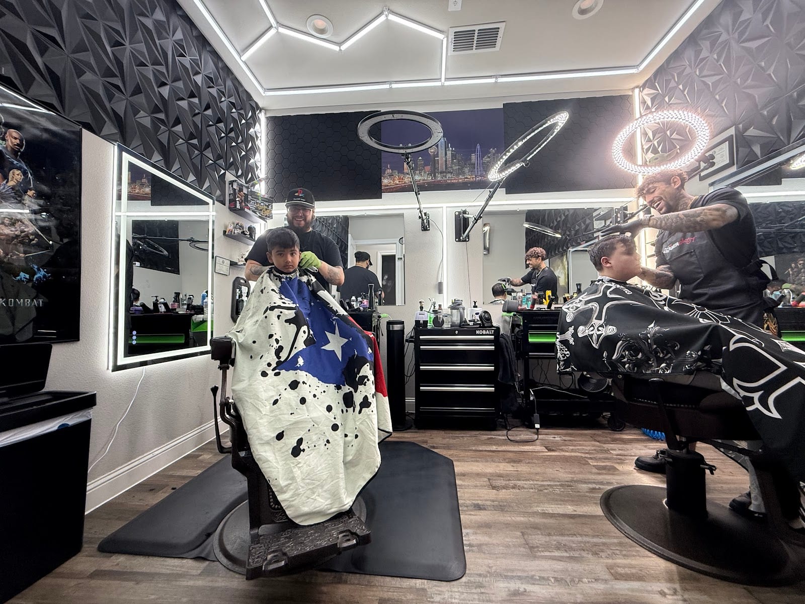 "Who’s next?" Barbershop