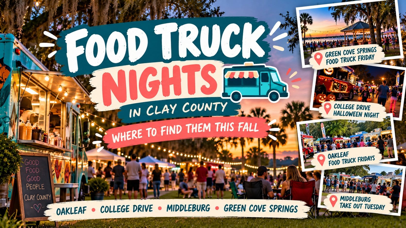 Food Truck Nights in Clay County: Where to Find Them This Fall
