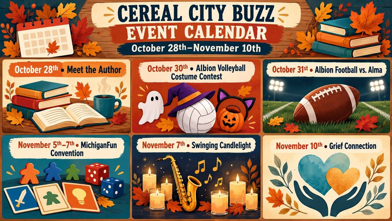 Community Events in Calhoun County: October 28th–November 10th