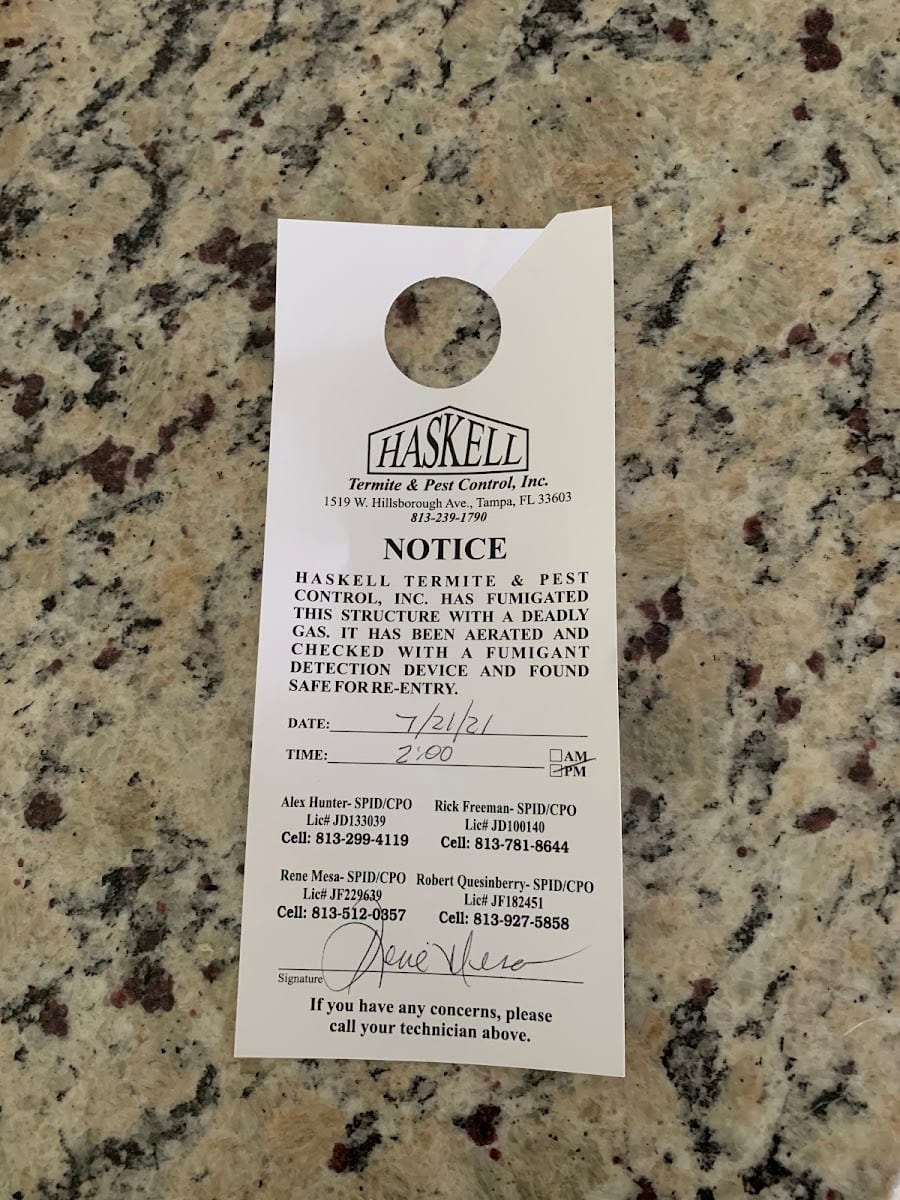 Haskell Termite & Pest Control Inc.
