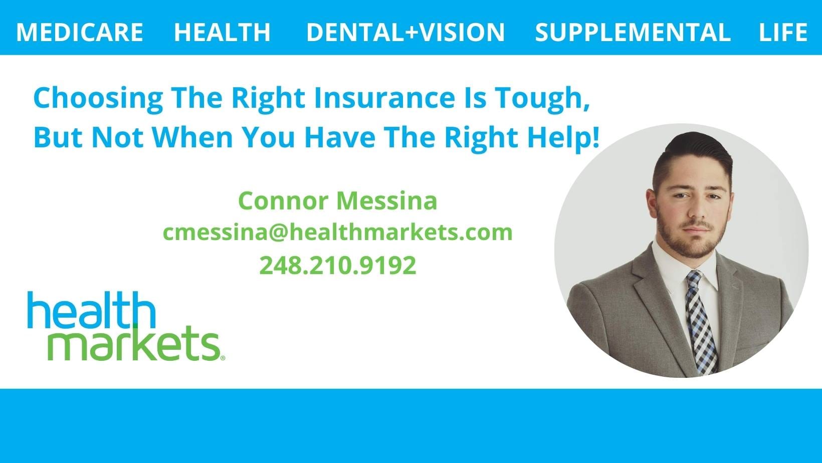 Connor Messina - HealthMarkets Insurance Agency, photo 3