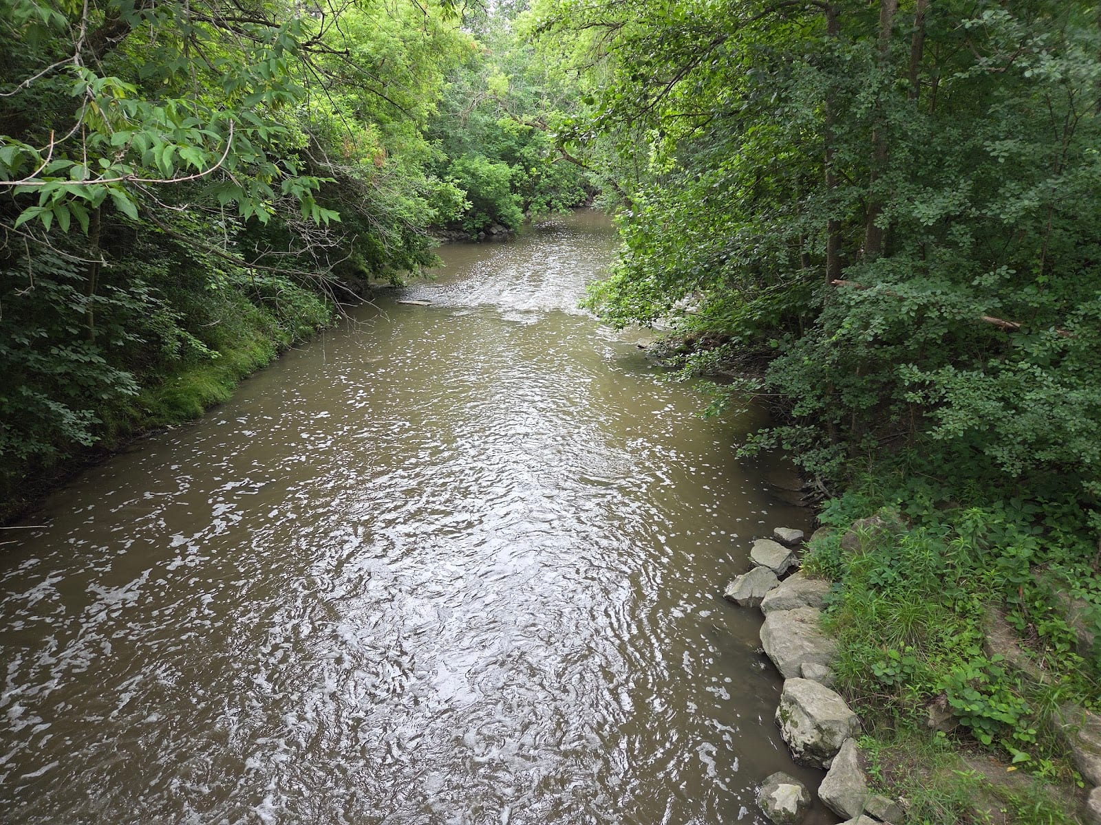 Start of walking trail
