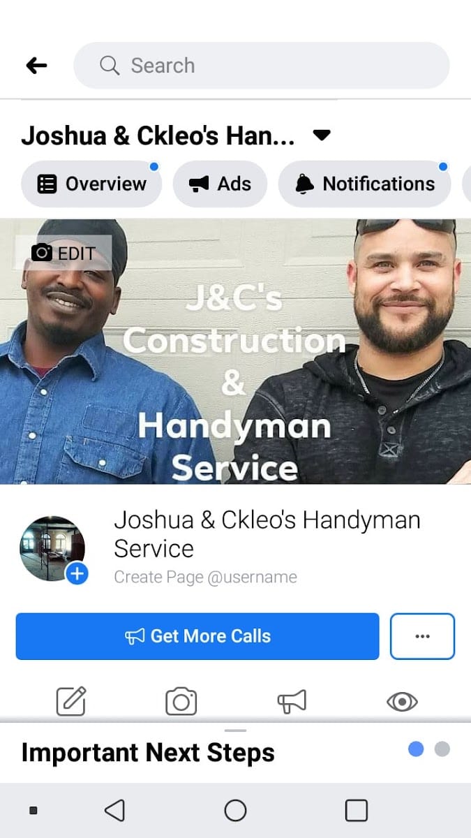 J & C's Construction & Handyman Services