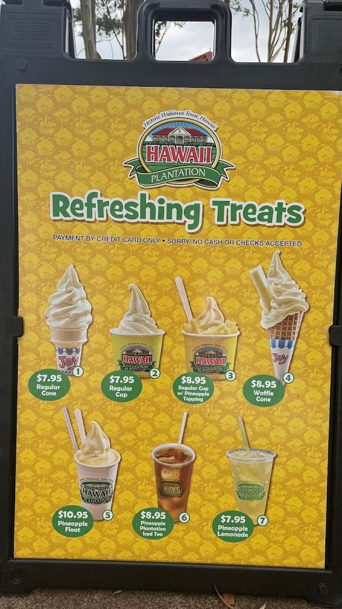 Dole plantation Express ice cream truck