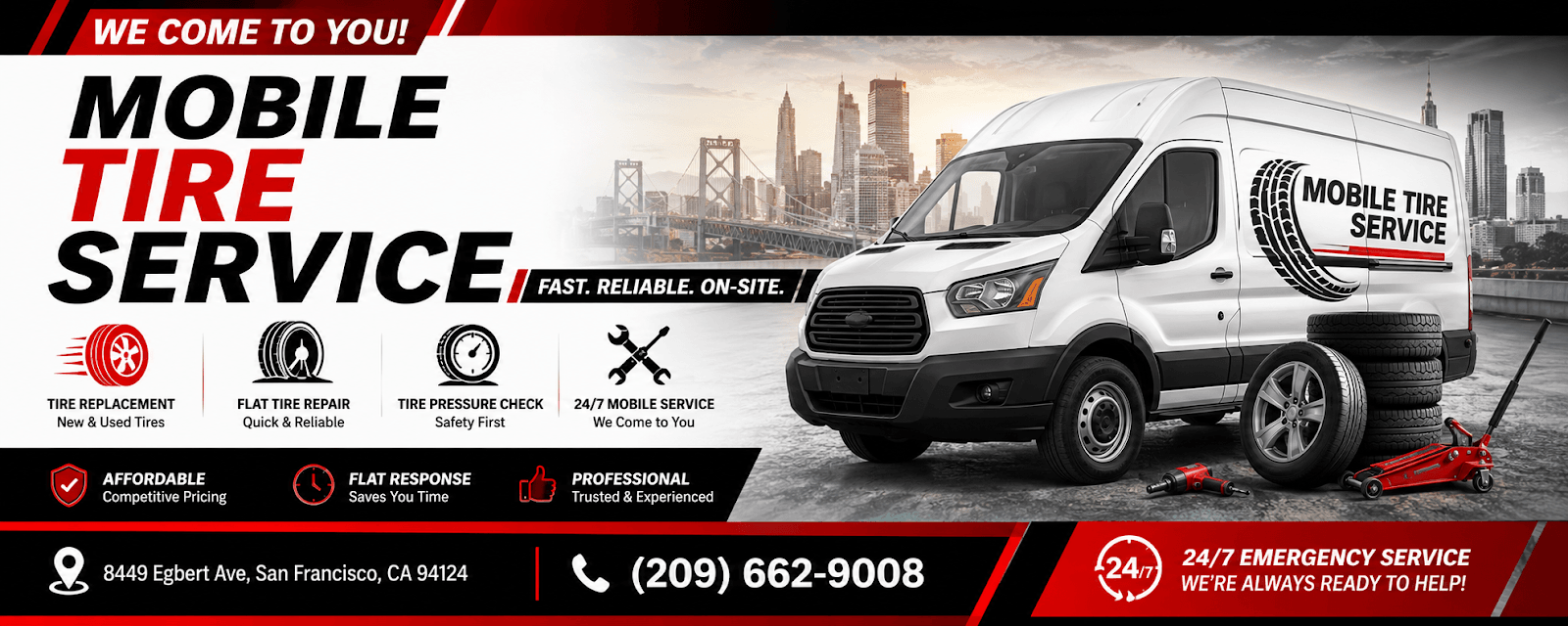 Mobile tire service, photo 2
