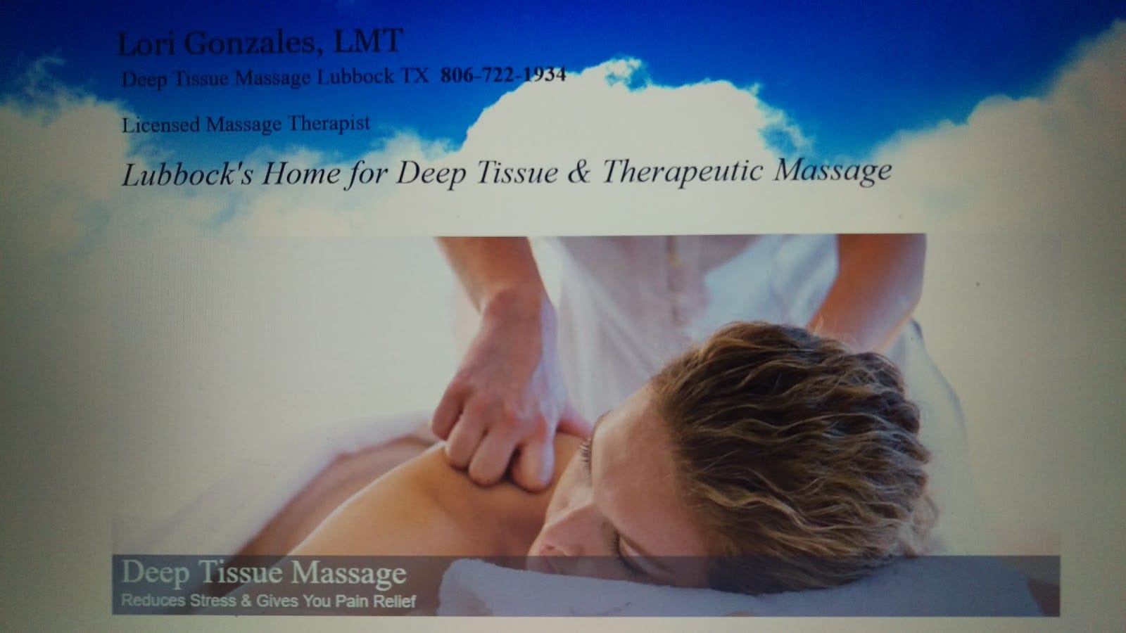 Lori Gonzales, LMT: Deep Tissue Massage | Sports Massage | Therapeutic Massage Lubbock TX, photo 3