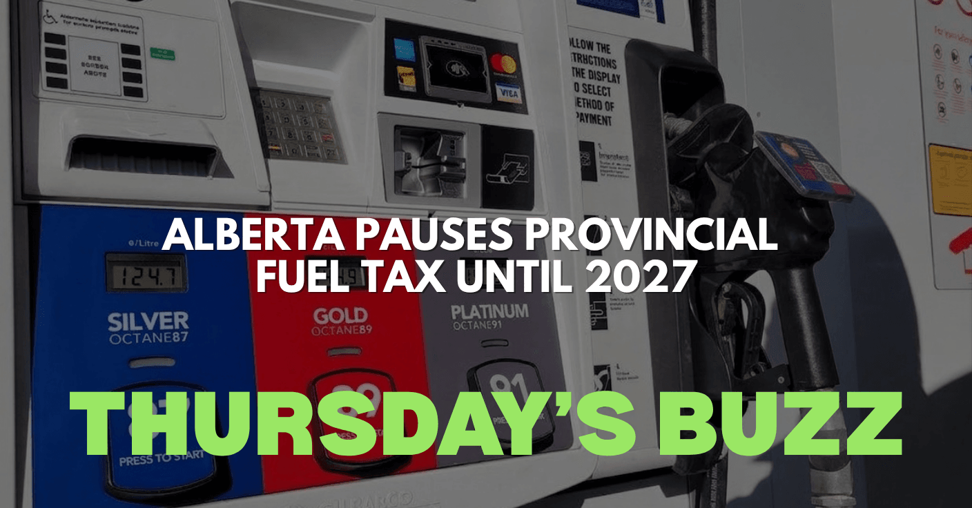Alberta Freezes Fuel Tax Till 2027 !