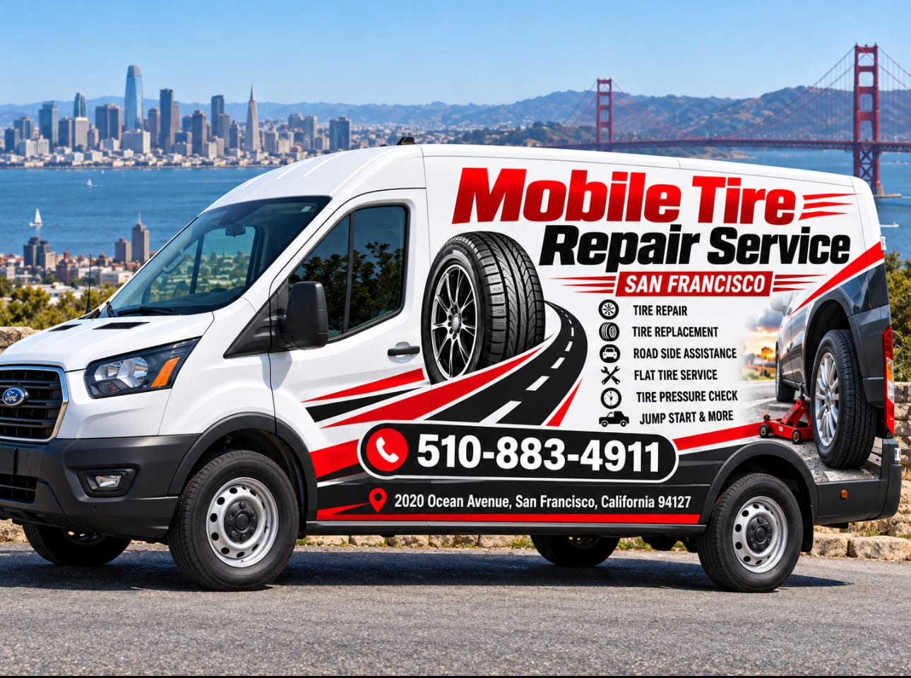 Mobile Tire Repair Service San Francisco, photo 2