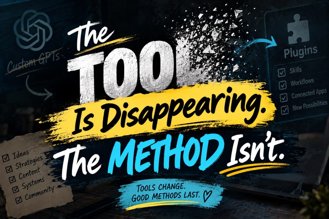 The Tool Is Disappearing. The Method Isn't.