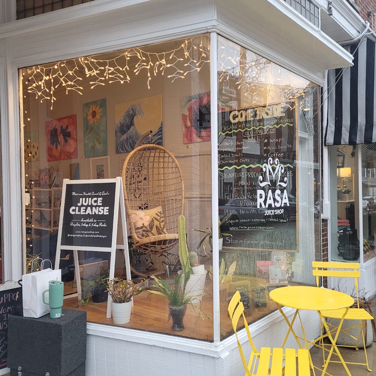 Annapolis juice shop (formerly RASA)