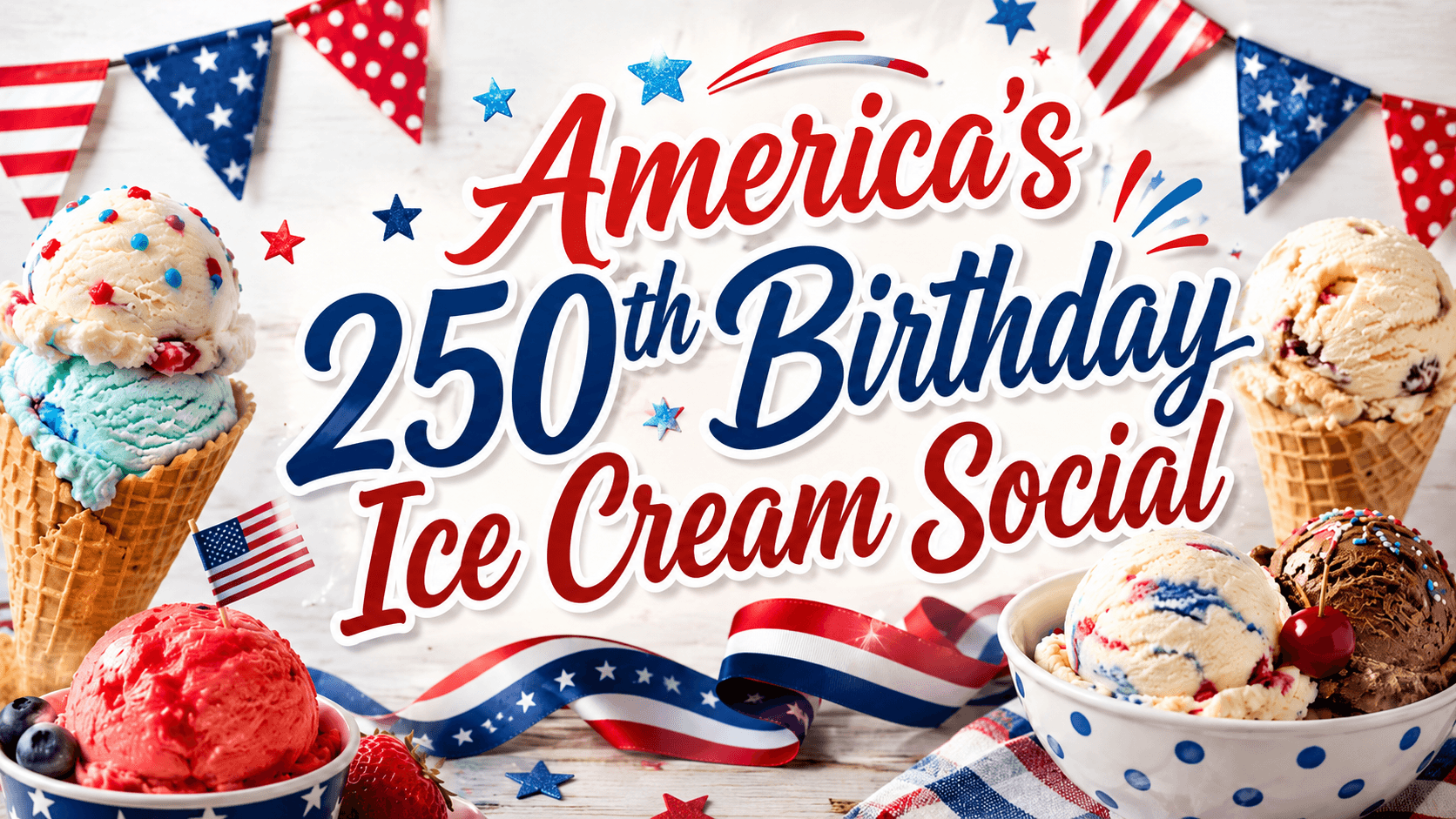 America's 250th Birthday Ice Cream Social