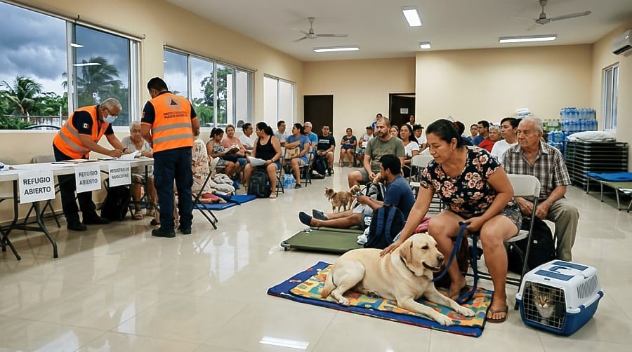 Puerto Morelos Hurricane Shelters Now Pet-Friendly for 2026 Season