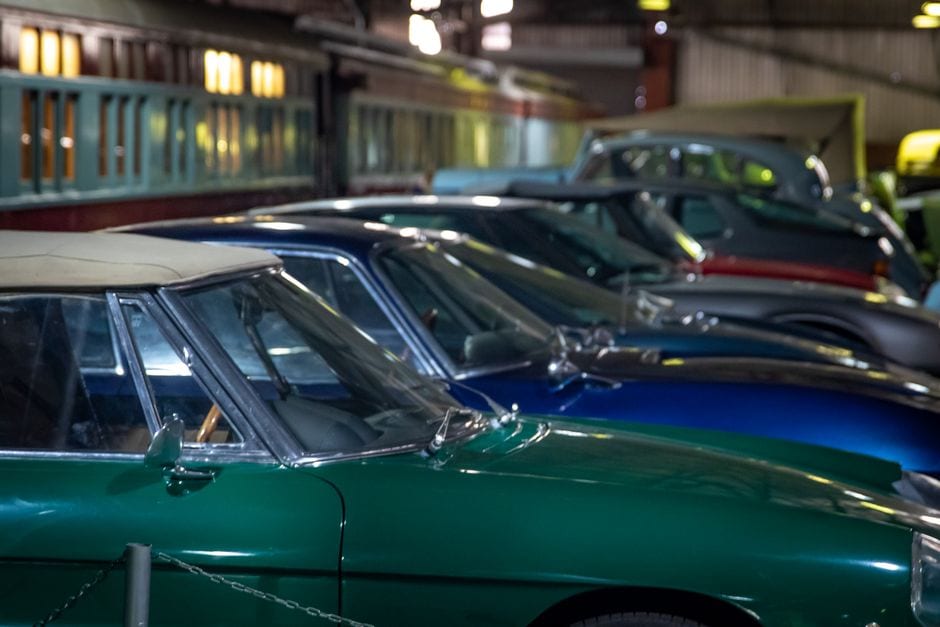 Illustrative vintage automobiles, not vehicles confirmed on display at Savoy
