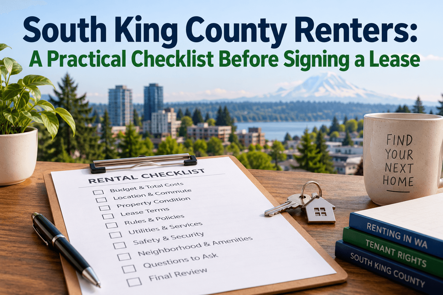 South King County Renters: A Practical Checklist Before Signing a Lease