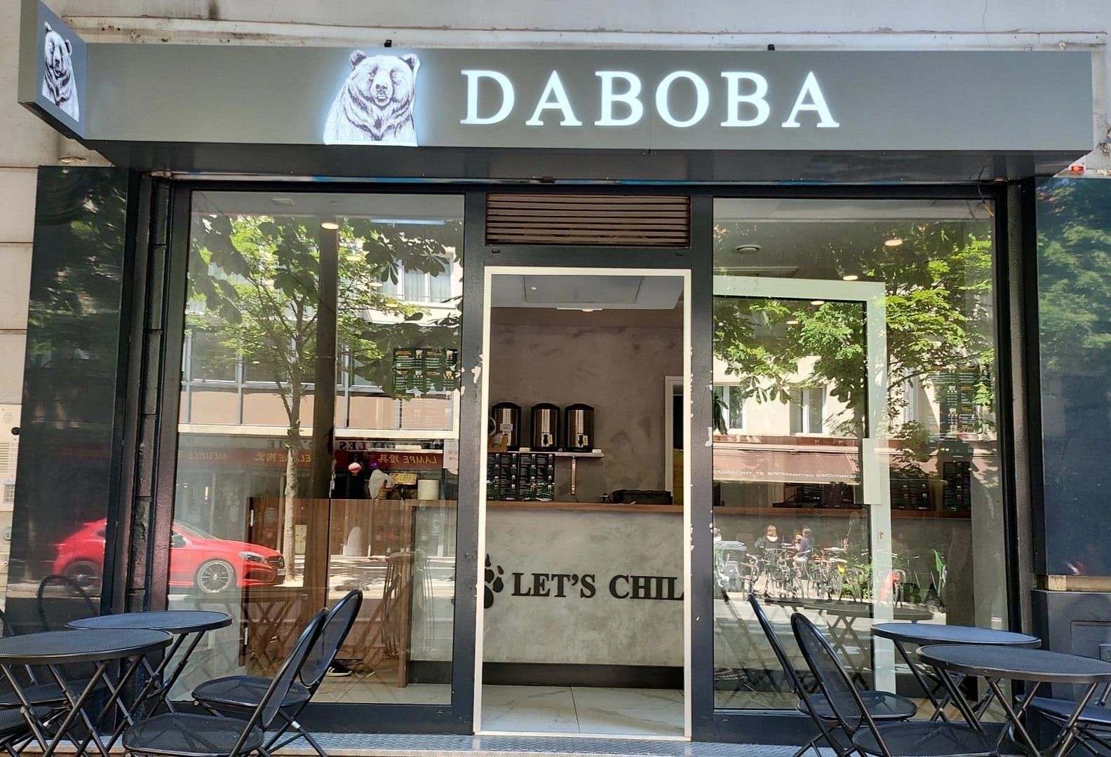 Daboba Paris Corn Dog et Bubble Tea