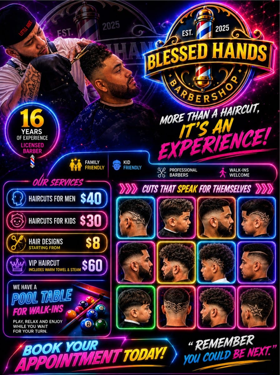 Blessed hands barbershop