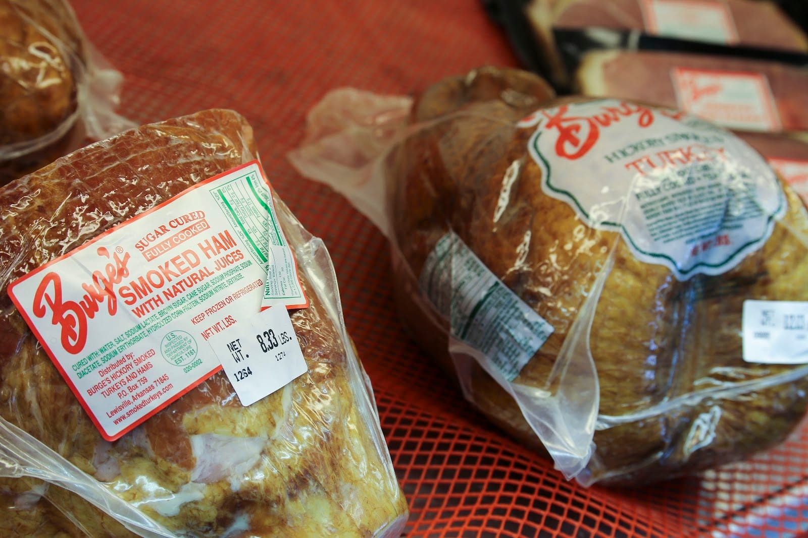 Burge's Hickory Smoked Turkeys and Hams