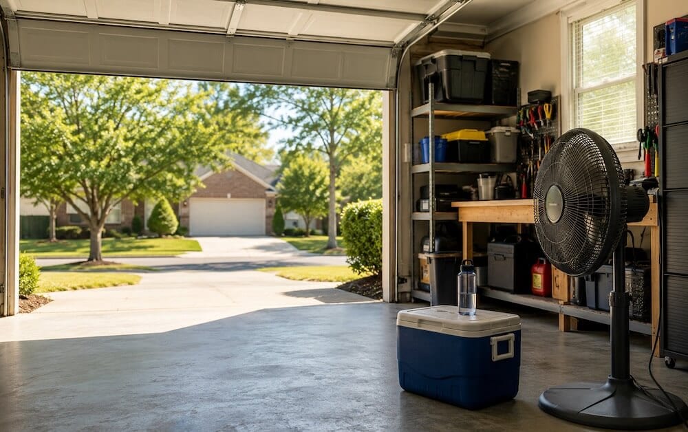 Top 5 Ways to Keep Your Garage Cool in Alabama Summer Heat