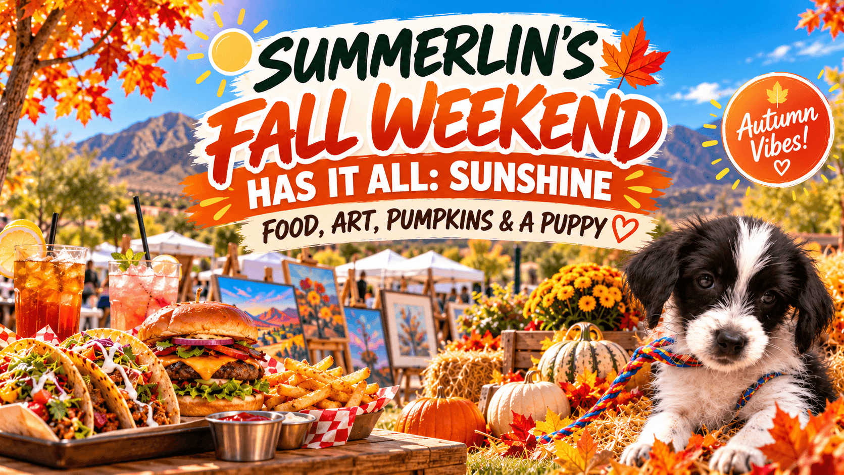 🍂 Summerlin This Week: Fall Fun, New Eats, Local News & a Puppy 🐾