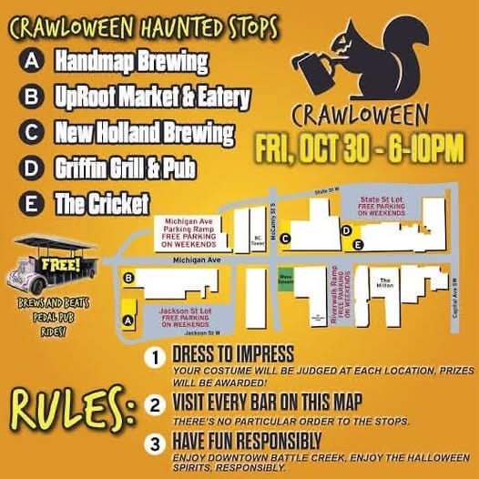 Crawl-O-Ween Brings Free Trolley Rides Downtown