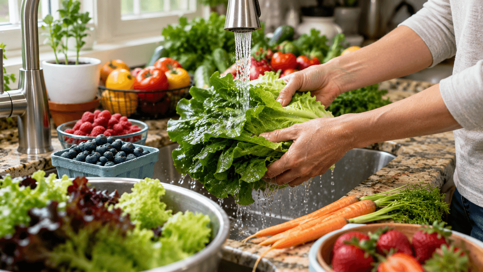 How to Properly Wash Produce During Michigan Cyclosporiasis Outbreak