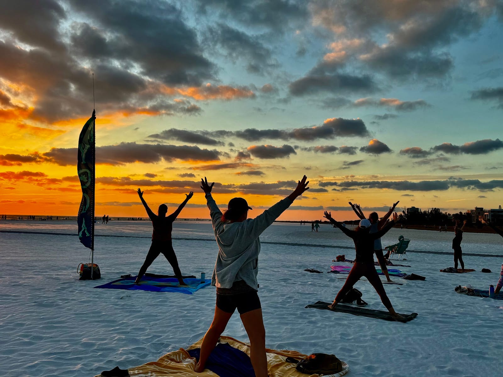 Siesta Key Beach Yoga Tranquility by the Sea