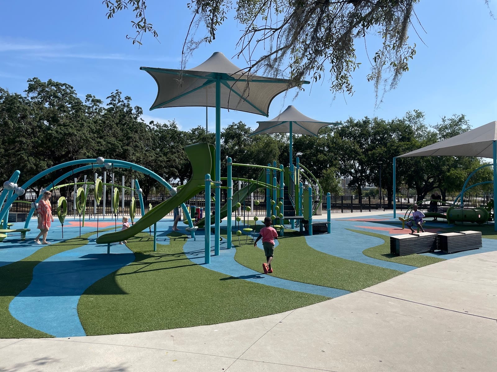 Playground at Julian B. Lane Riverfront Park