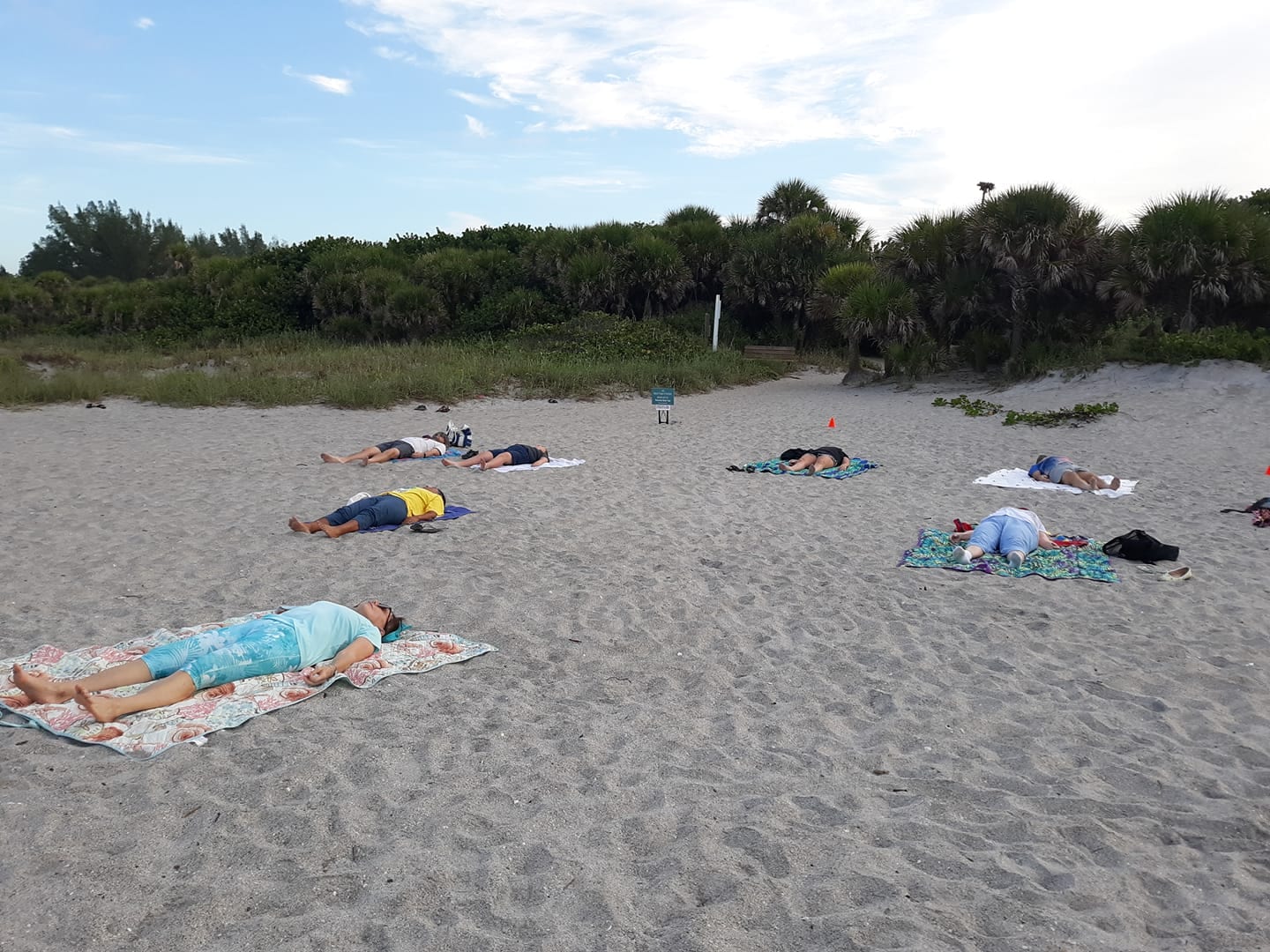 Manasota Beach Yoga, Yoga at North End of Manasota Beach Englewood/Venice