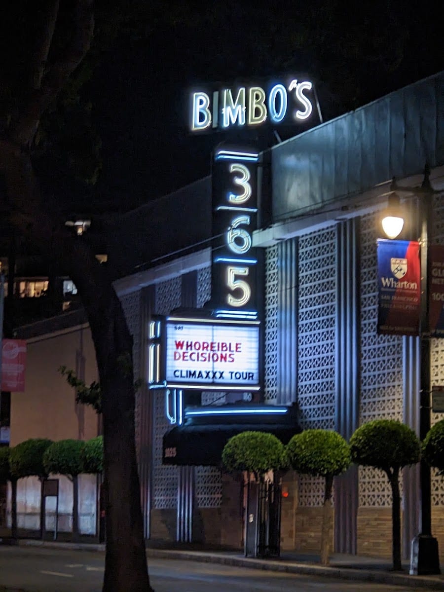 Bimbo's 365 Club, photo 3