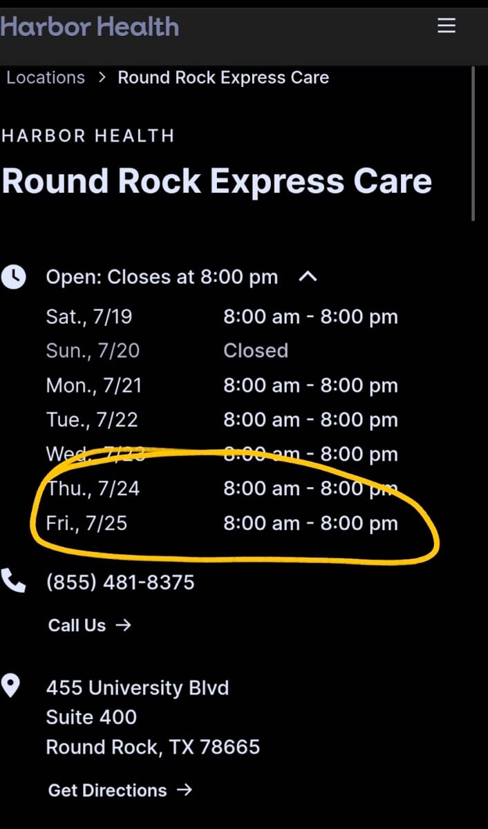 Harbor Health - Round Rock Express Care, photo 3