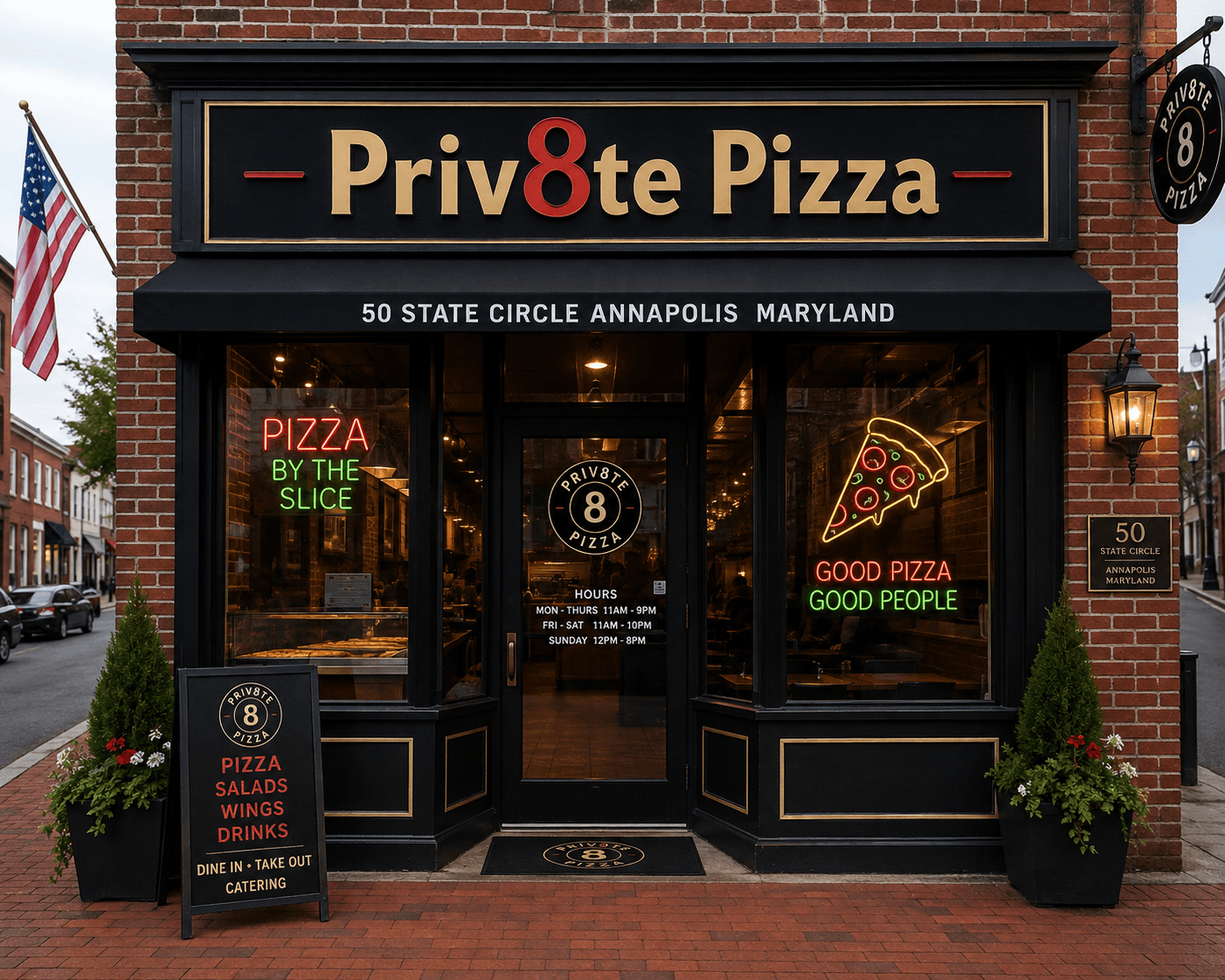 Priva8te Pizza