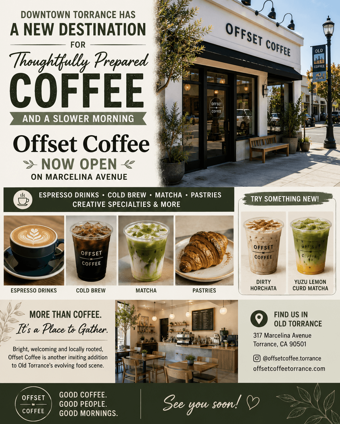 Offset Coffee Gives Downtown Torrance a Fresh Place to Slow Down