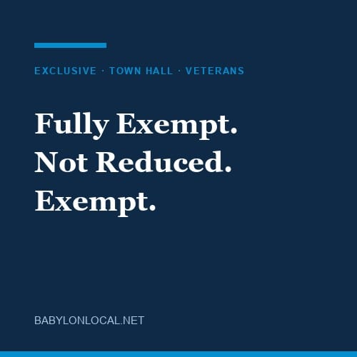 Babylon Just Zeroed Out the Property Tax for Its Most Seriously Disabled Veterans