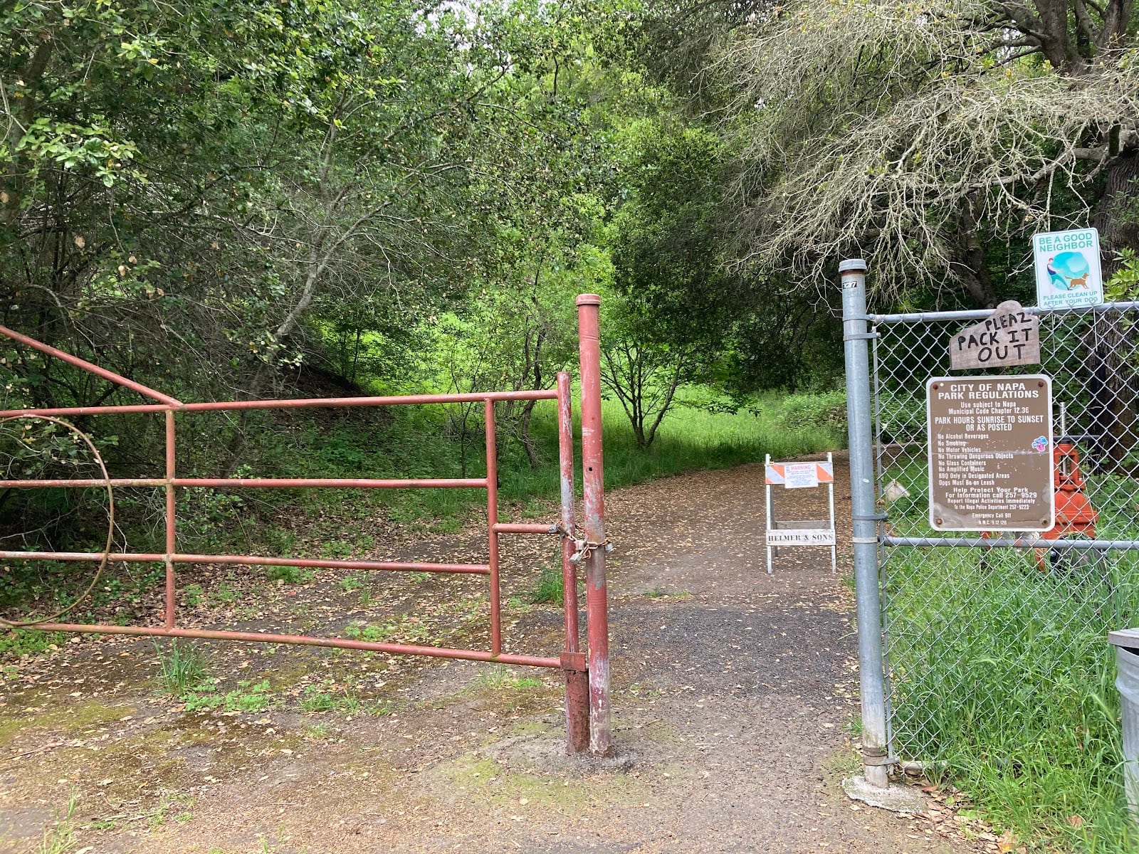 Timberhill Park Entrance