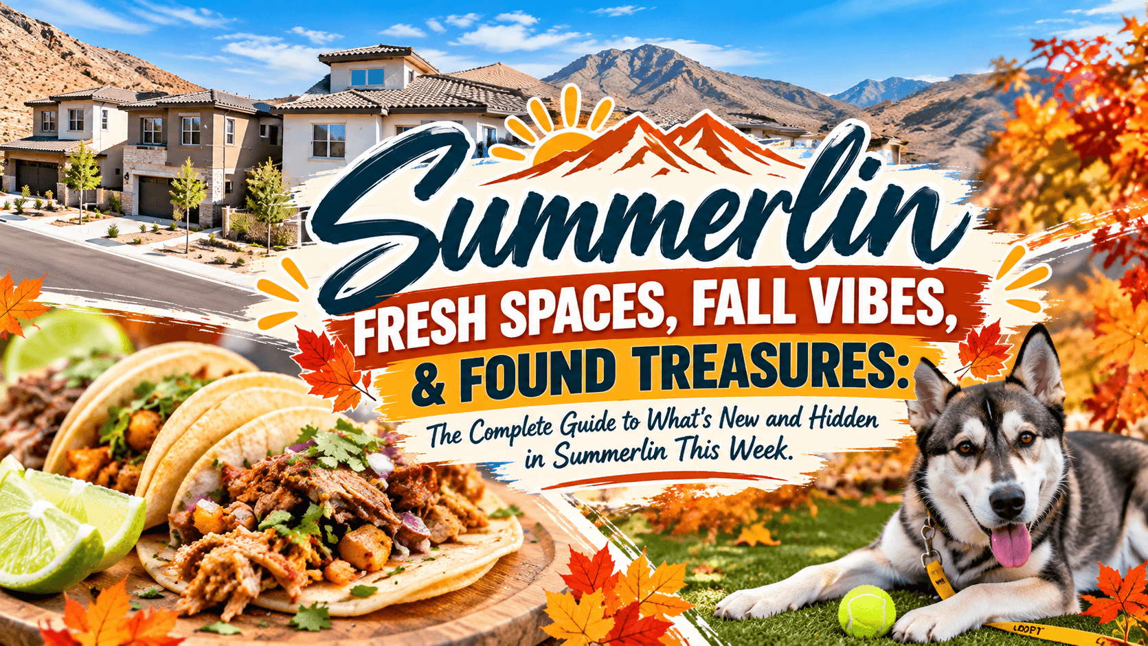 🏡 Summerlin Weekly: New Developments, Fall Events & Hidden Gems 🍂