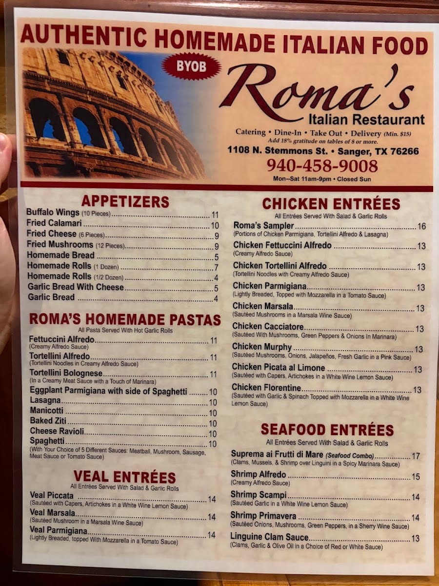 Roma's Italian Restaurant, photo 4